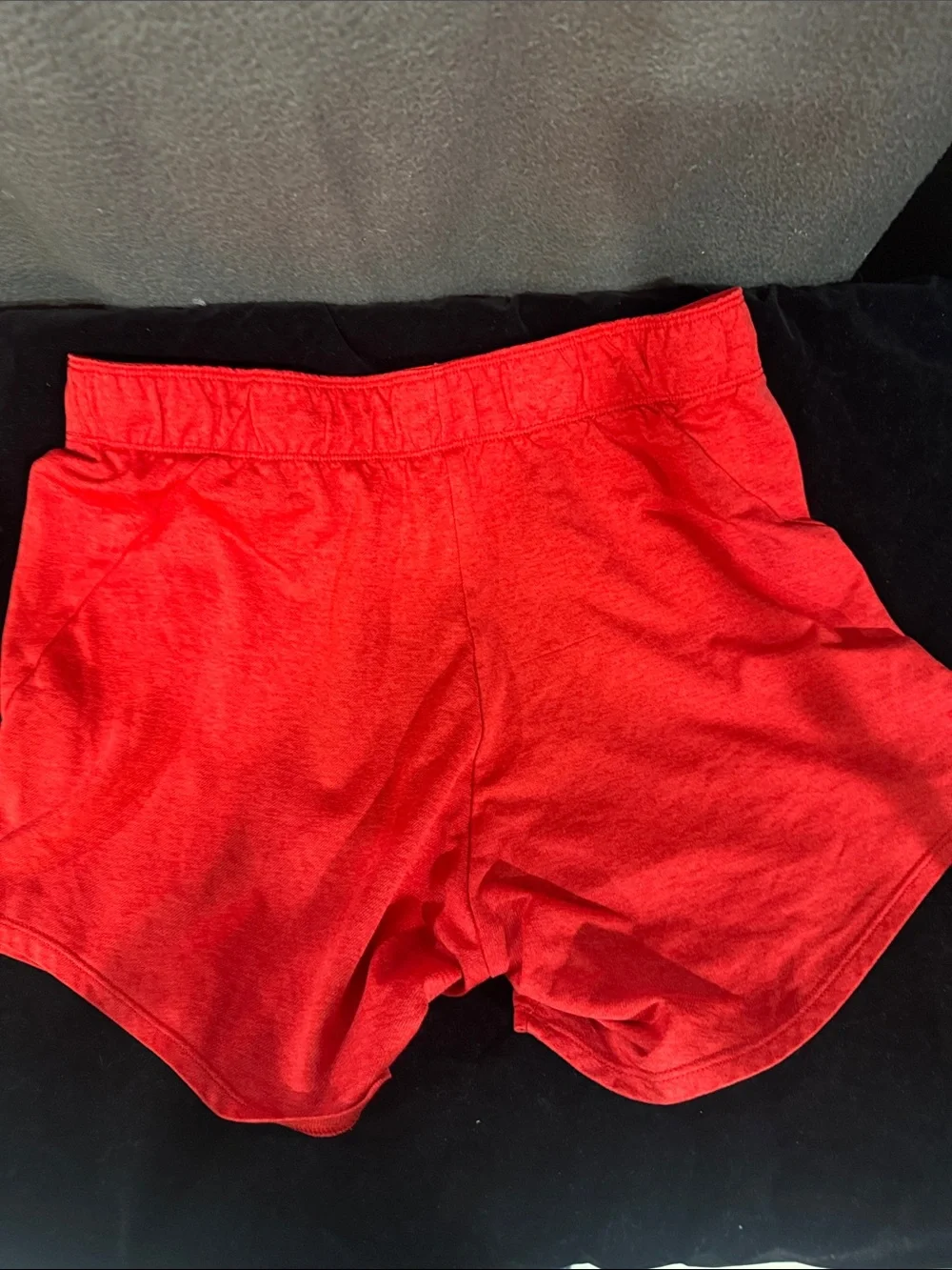Nike Red Running Shorts with Black Drawstring